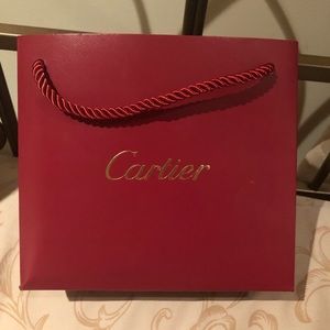 Authentic Cartier Shopping Bag